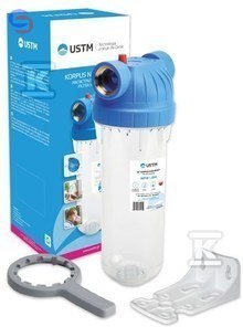 USTM WFW34 EMI KPL Obudowa 10" Przył. 3/4" z Płytą, Kluczem i Wkrętami