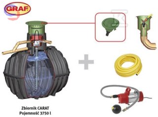 OGRÓD KOMFORT 3750L ZESTAW NA DESZCZÓW GRAF