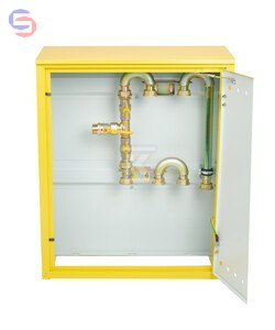 WEBA PRP-2 Gazowy Punkt Redukcyjno-Pomiarowy G4 700x850x250 mm Antracyt