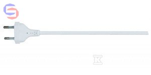 ONNLINE Przewód przyłączeniowy 2x0,75mm² 2m biały PVC