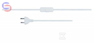 ONNLINE PRZE.PRZY.2X0,75 2M Wtyczka płaska biały 0,09kg