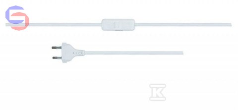 ONNLINE PRZE.PRZY.2X0,75 2M Wtyczka płaska biały 0,09kg