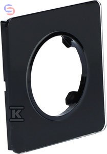 ONNLINE BETA RAM.1-KR Ramka szklana czarna 110x92x15mm