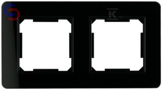 ONNLINE GAMA RAM.2-KR Ramka podwójna szklana czarna 0,18x0,09m