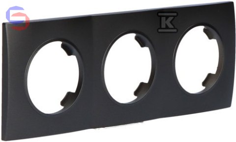 ONNLINE BETA RAM.3-KR Ramka potrójna czarna 295x100x10mm