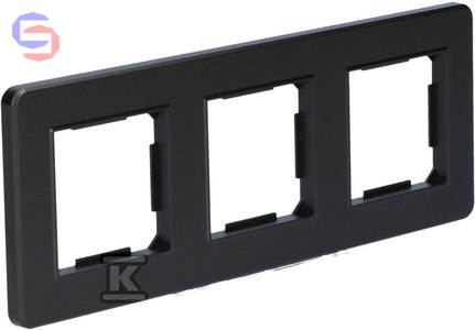 ONNLINE GAMA RAM.3-KR Ramka potrójna czarna 295x100x10mm