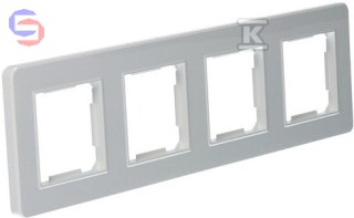 ONNLINE GAMA RAM.4-KR Biała Ramka Poczwórna 360x100x10mm