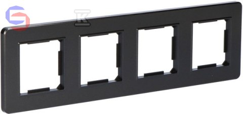 ONNLINE GAMA RAM.4-KR Ramka poczwórna czarna 360x100x10mm