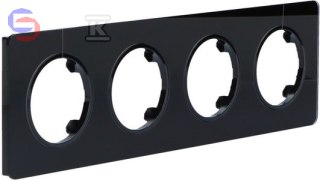 ONNLINE BETA RAM.4-KR. Ramka szklana czarna 0,33x0,09x0,02m