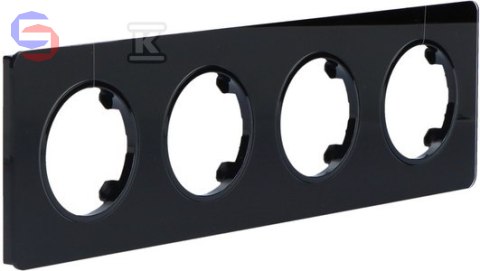 ONNLINE BETA RAM.4-KR. Ramka szklana czarna 0,33x0,09x0,02m