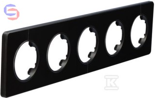 ONNLINE BETA RAM.5-KR Czarna Ramka 5-krotna 425x100x10mm