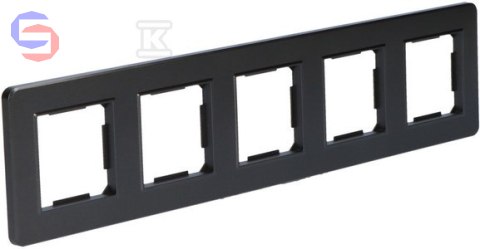 ONNLINE GAMA RAM.5-KR. Ramka 5-krotna czarna 425x100x10mm