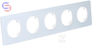 ONNLINE BETA RAM.5-KR. Ramka szklana biała 0.395x0.092x0.015m