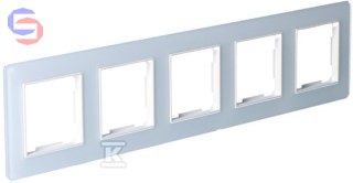ONNLINE GAMA RAM.5-KR. Ramka szklana biała 395x92x15mm