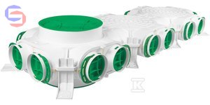 AWENTA PRO Skrzynka przelotowa fi160/200 16x75 cm 4.9kg