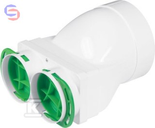 AWENTA PRO Skrzynka rozprężna podsufitowa pozioma fi125 2x75