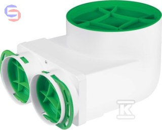 AWENTA PRO Skrzynka rozprężna podsufitowa pionowa fi125 2x75