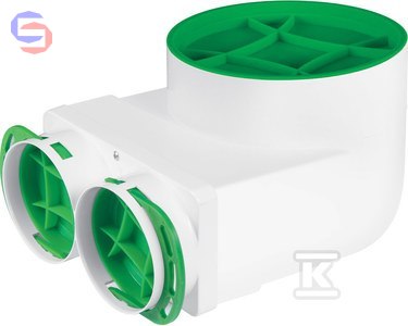 AWENTA PRO Skrzynka rozprężna podsufitowa pionowa fi125 2x75