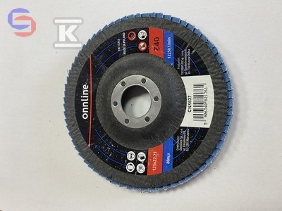 ONNLINE Ściernica lamelowa 125x22 mm Gr.40 Stal/Inox