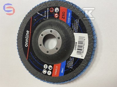 ONNLINE Ściernica lamelowa 125x22 mm GR.60 Stal/Inox