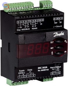DANFOSS EKC 302D Termostat Modbus 0,382kg 109x58x72mm