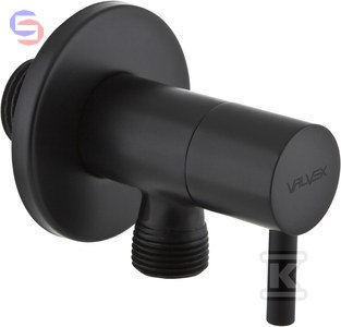VALVEX VEGA GOLD Zawór kątowy czarny ceramiczny 1/2-3/8