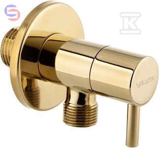 VALVEX VEGA GOLD Zawór kątowy złoty 1/2" ceramiczna głowica