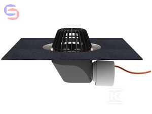 HL WPUST DACHOWY HL64.1H DN75/110 podgrzewany 230V 2.64kg