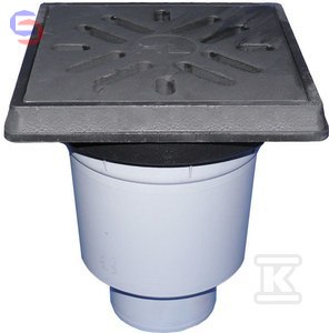 HL Perfekt Wpust podwórzowy DN160 żeliwo 260x260mm HL606.1/5