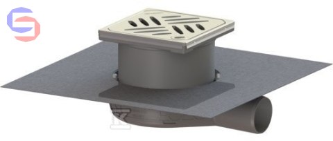 KESSEL ULTRAFLAT 54 DN 50 Wpust z nasadką 672g 245x200x121mm