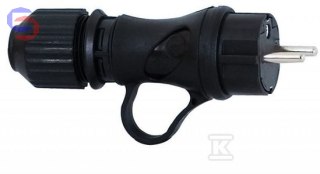 ONNLINE Wtyczka gumowa 16A 250V z uchwytem 0,07kg