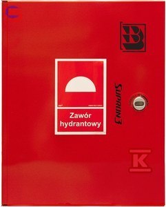 SUPRON3 Zawór hydrantowy ZH-52 szafka 400 czerwona RAL3000 5kg