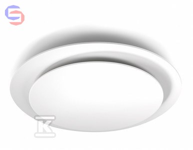 KERMI SMILEY 2.0 Zawór + Osłona Okrągła Podwójna Ø230mm