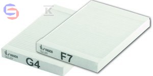 KERMI Zestaw filtrów G4/F7 D275EP III 200x216x245x20mm