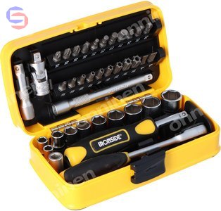 IRONSIDE Zestaw 38-cz. bitów i nasadek 0,78kg 155x85x45mm