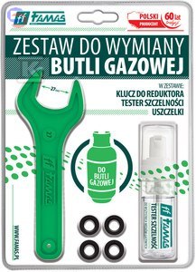 FAMAS Zestaw do wymiany butli gazowej FTS-Z 0,22x0,17x0,03m 0,11kg