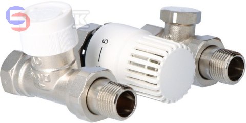 OVENTROP Zestaw termostatyczny prosty DN15 Vindo TH+AV9+Combi 2