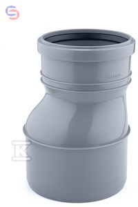 KARMAT REDUKCJA PP 160x125 Szary 0.42kg 228x165x165mm