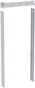 ZESTAW OKŁADZ.BOCZ.MONOLITH WC H114 ALUM GEBERIT