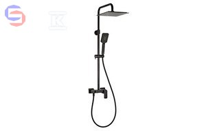 VALVEX Loft Black Zestaw natryskowy z baterią 0.86x0.39x0.07m 4.69kg