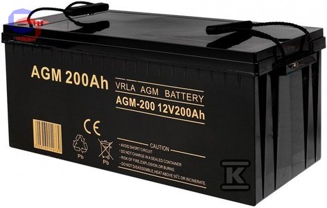 Akumulator AGM VOLT 12V 200Ah Głębokie Rozładowanie