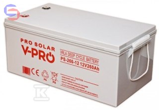 Akumulator VOLT VPRO SOLAR DEEP CYCLE 12V 260Ah
