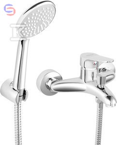 FERRO ISSO Bateria wannowa z zestawem natrysk, chrom, 1.5kg