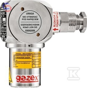 GAZEX DEX-73/N Detektor gazów wodór 10-30% mosiężna obudowa