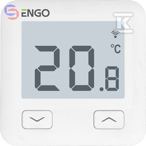 ENGO E10W230WIFI Internetowy Regulator Temperatury 230V Podtynkowy