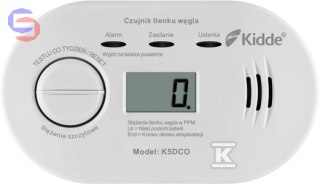 KIDDE K5DCO Czujnik tlenku węgla 0.08x0.15x0.04m 0.22kg
