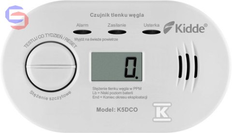 KIDDE K5DCO Czujnik tlenku węgla 0.08x0.15x0.04m 0.22kg