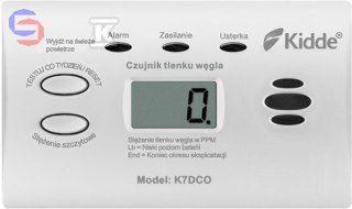 KIDDE K7DCO Czujnik tlenku węgla 0,08x0,15x0,04m 0,22kg