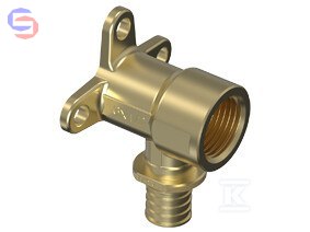 WAVIN MX Kolano ścienne CZW PN10 GW 16x1/2''x90