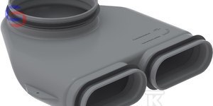 ZEHNDER SYSTEM DYSTRYBUCJI POWIETRZA Przejście CK 300/DN 160 0.65kg